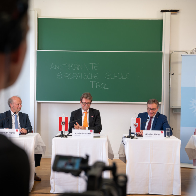 Pressekonferenz zum Projektstart: Anerkannte Europäische Schule im Großraum Innsbruck - Bild Nr. 10641