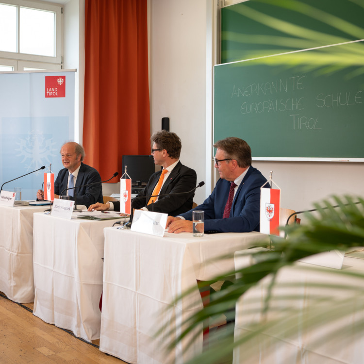 Pressekonferenz zum Projektstart: Anerkannte Europäische Schule im Großraum Innsbruck - Bild Nr. 10663