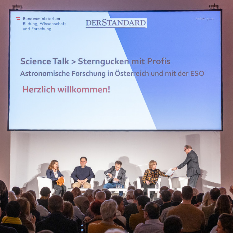 Vorschau Science Talk > Sterngucken mit Profis - Astronomische Forschung in Österreich und mit der ESO, 22. Jänner 2024