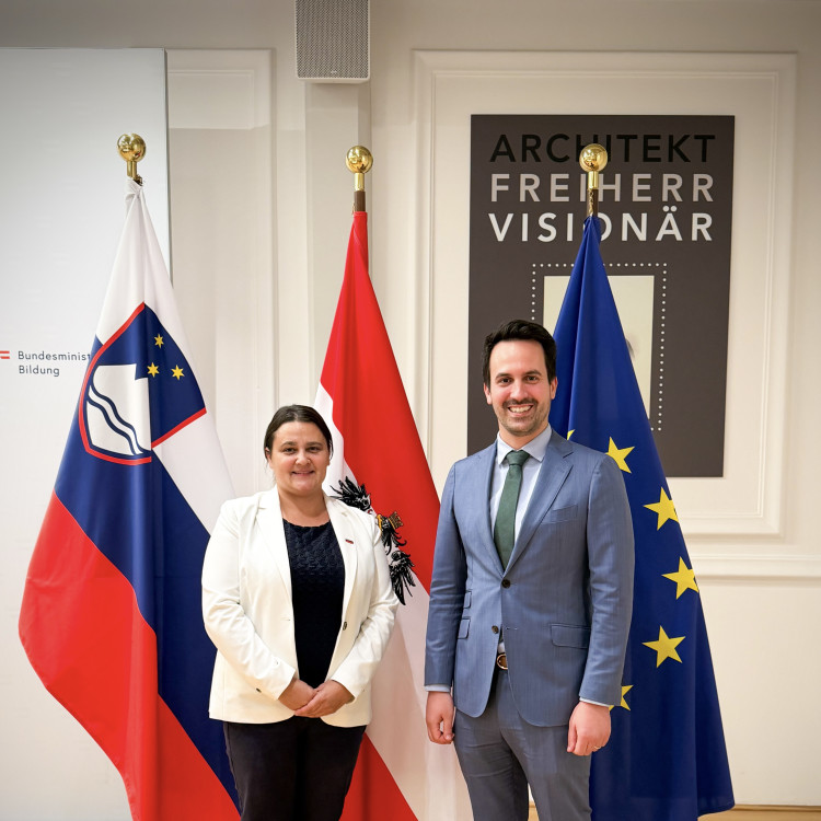 Bilaterales Gespräch zwischen I.E. Ministerin Suzana Lep Šimenko und BM Christoph Wiederkehr - Bild Nr. 17896