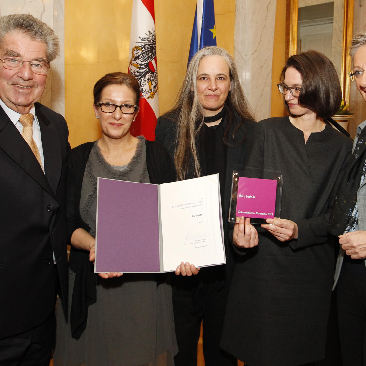Bundespräsident Dr. Heinz Fischer und Kulturministerin Dr. Claudia Schmied verliehen die Österreichischen Kunstpreise 2012 - Bild Nr. 2273