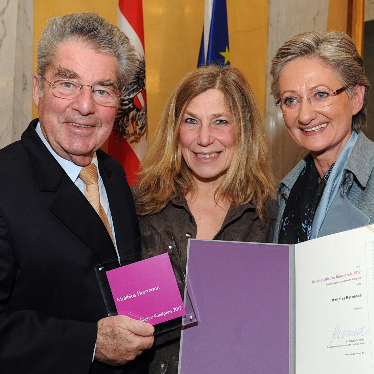 Bundespräsident Dr. Heinz Fischer und Kulturministerin Dr. Claudia Schmied verliehen die Österreichischen Kunstpreise 2012 - Bild Nr. 2288