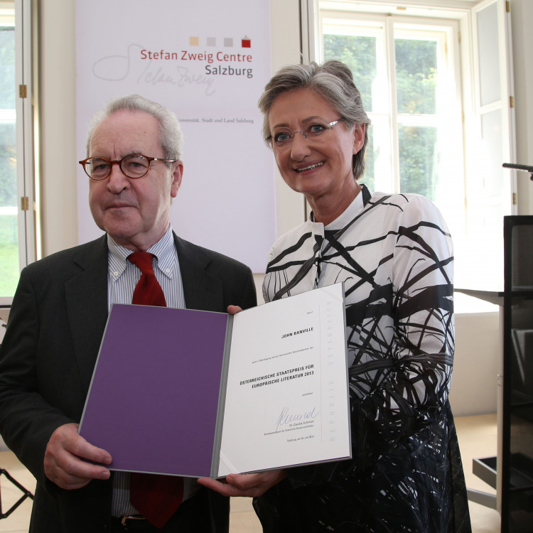 John Banville ist Träger des Österreichischen Staatspreises für Europäische Literatur 2013 - Bild Nr. 2944