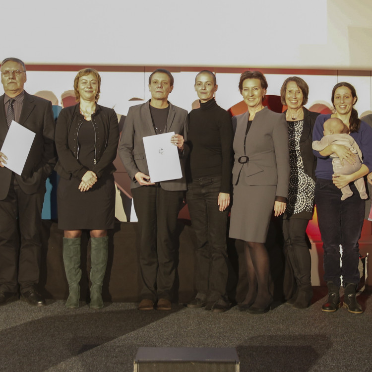 Bildungsministerin Heinisch-Hosek verleiht den Österreichischen Staatspreis für Erwachsenenbildung 2015 - Bild Nr. 6288