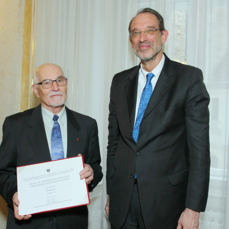 BMBWF: Bundesminister Faßmann überreichte hohe staatliche Auszeichnungen - Bild Nr. 7807