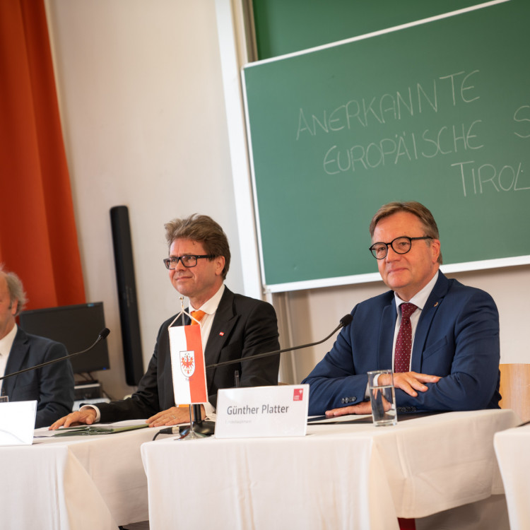Pressekonferenz zum Projektstart: Anerkannte Europäische Schule im Großraum Innsbruck - Bild Nr. 10659