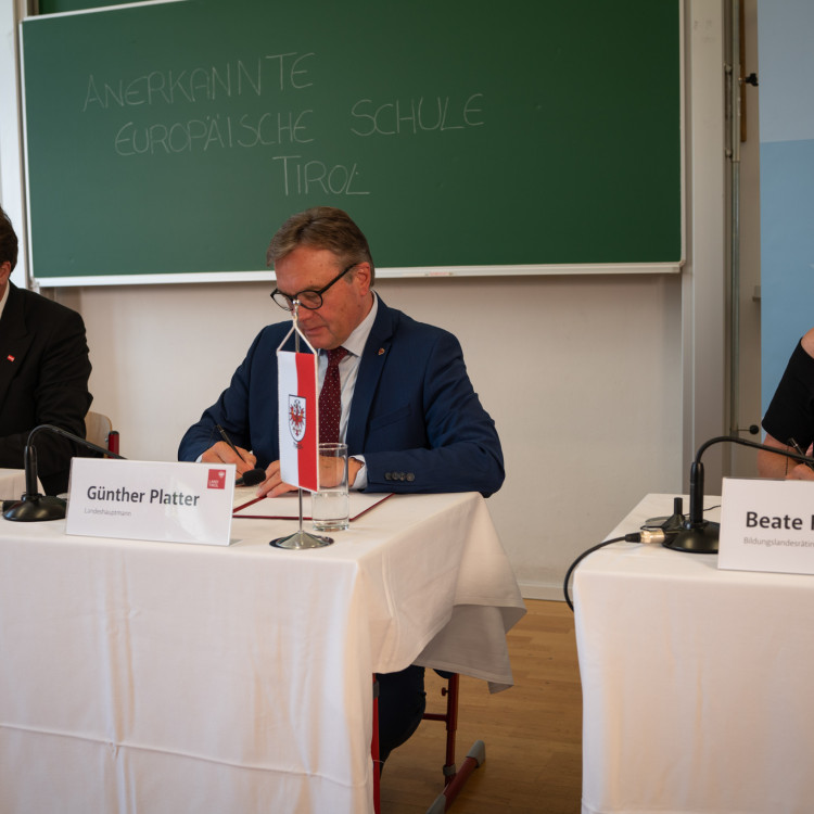 Pressekonferenz zum Projektstart: Anerkannte Europäische Schule im Großraum Innsbruck - Bild Nr. 10662