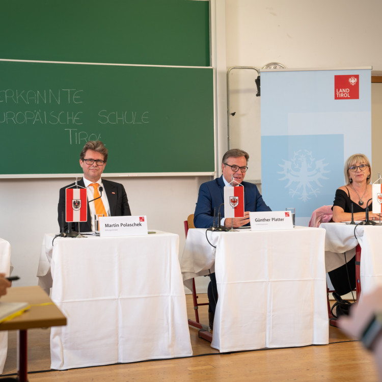Pressekonferenz zum Projektstart: Anerkannte Europäische Schule im Großraum Innsbruck - Bild Nr. 10672