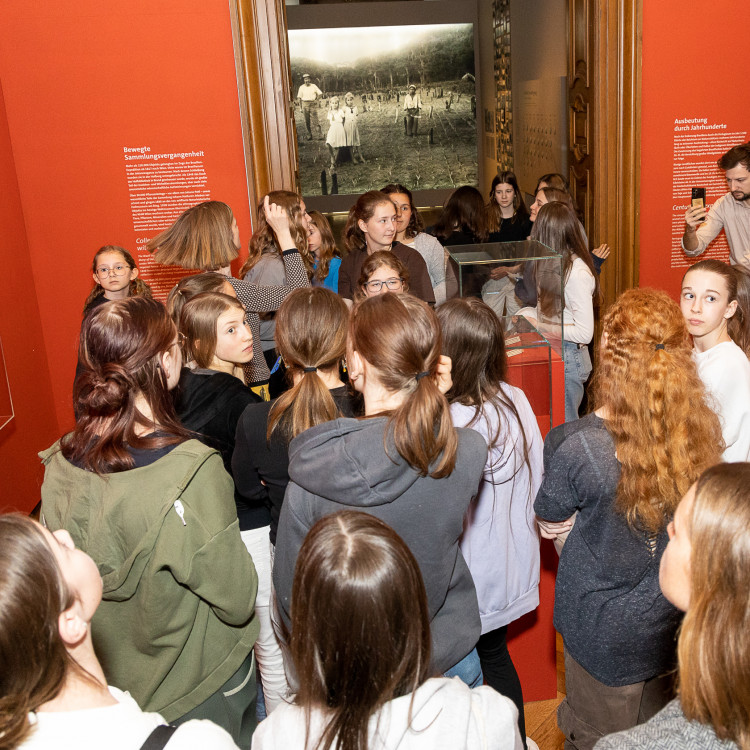 Girls' Day im Zeichen von Wissenschaft und Forschung: Bildungsminister begleitet Schülerinnen ins Naturhistorische Museum - Bild Nr. 12297