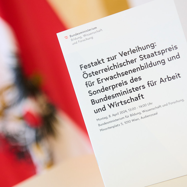 Verleihung des Österreichischen Staatspreises für Erwachsenenbildung 2024 - Bild Nr. 13365