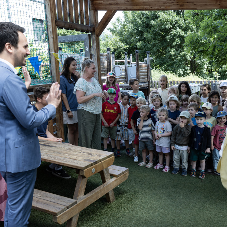 Besuch von Bildungsminister Wiederkehr in der Schwedischen Schule in Wien - Bild Nr. 17749