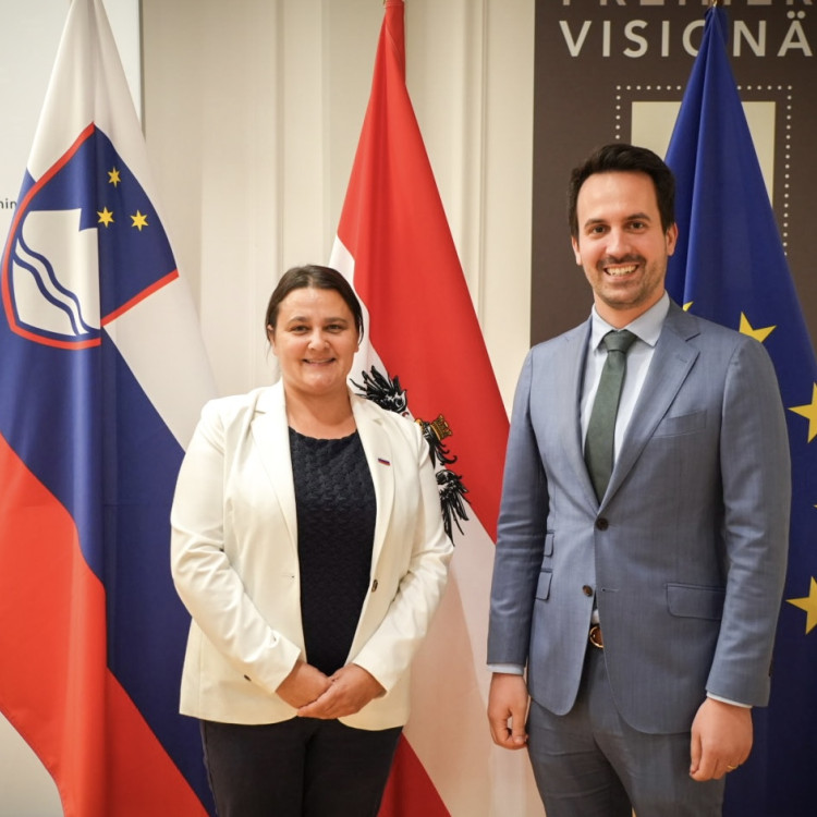 Bilaterales Gespräch zwischen I.E. Ministerin Suzana Lep Šimenko und BM Christoph Wiederkehr - Bild Nr. 17895
