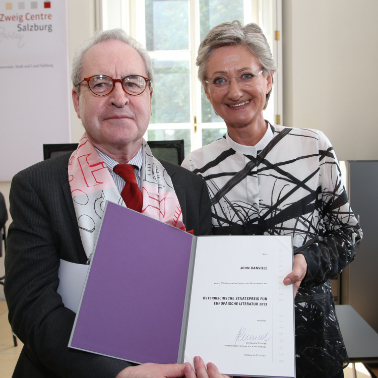 John Banville ist Träger des Österreichischen Staatspreises für Europäische Literatur 2013 - Bild Nr. 2948