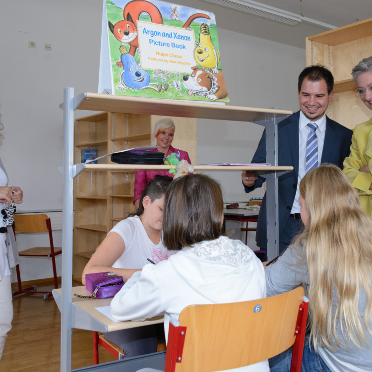 Bildungsministerin Schmied und Landesrat Schickhofer besuchen verschränkte Ganztagsschule Klex in Graz. - Bild Nr. 3123