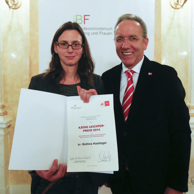 Verleihung des Frauen-Lebenswerk-Preises und der Käthe Leichter-Preise 2014 - Bild Nr. 4475