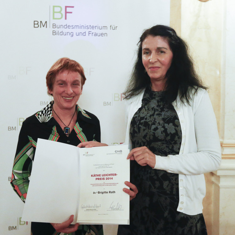 Verleihung des Frauen-Lebenswerk-Preises und der Käthe Leichter-Preise 2014 - Bild Nr. 4481
