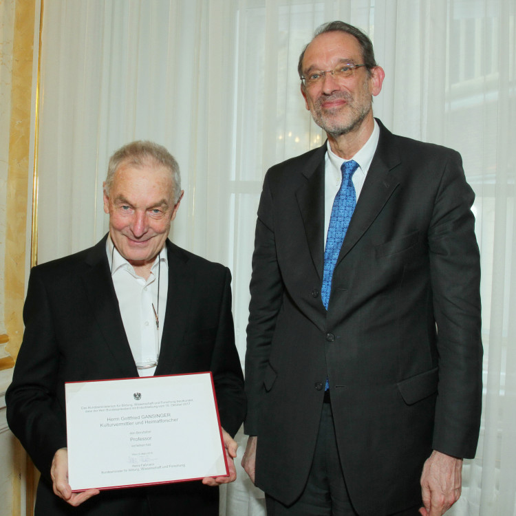 BMBWF: Bundesminister Faßmann überreichte hohe staatliche Auszeichnungen - Bild Nr. 7808