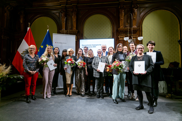 Verleihung Österreichischer Staatspreis für Frauen und weitere Frauenpreise