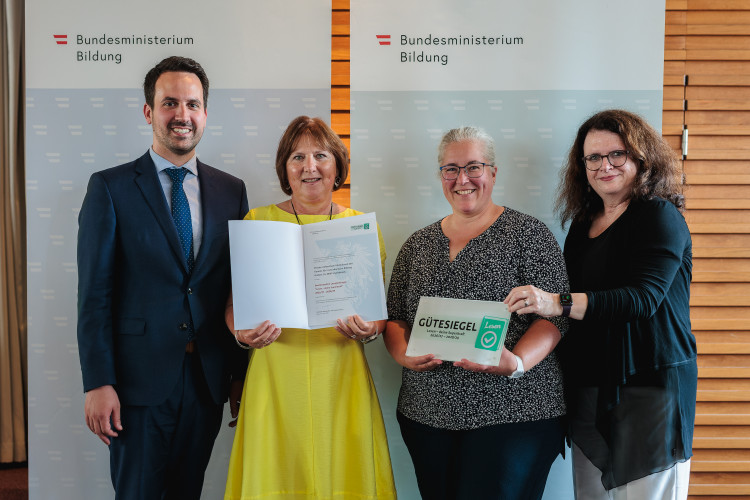 Verleihung des bundesweiten Lesegütesiegels