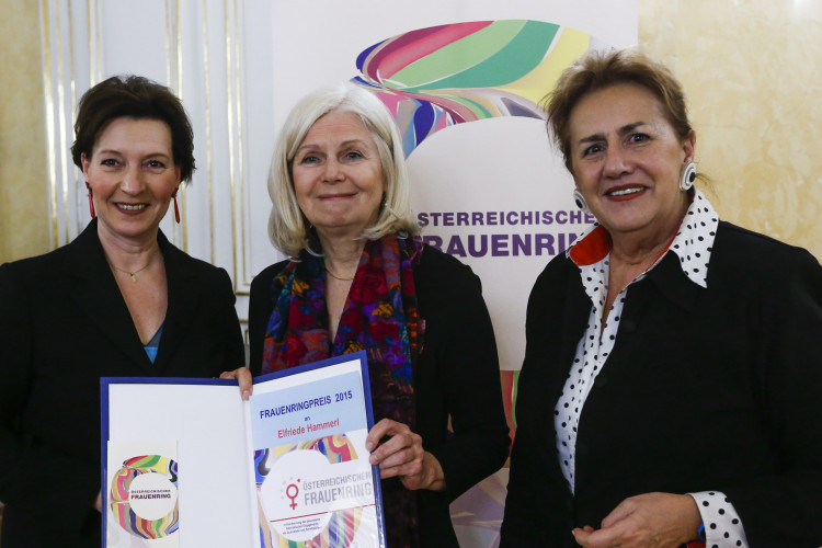 Heinisch-Hosek/Pölzlbauer: Frauenring-Preisverleihung holt Frauen vor den Vorhang