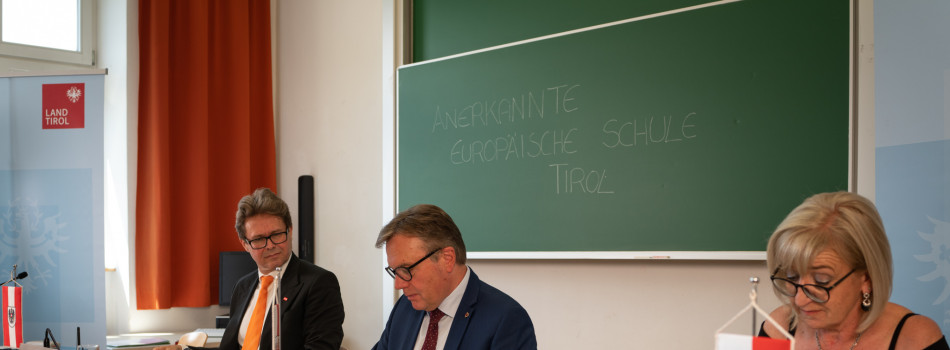 Pressekonferenz zum Projektstart: Anerkannte Europäische Schule im Großraum Innsbruck - Bild Nr. 10642