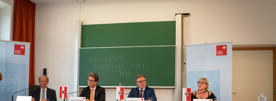 Pressekonferenz zum Projektstart: Anerkannte Europäische Schule im Großraum Innsbruck - Bild Nr. 10644