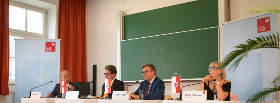 Pressekonferenz zum Projektstart: Anerkannte Europäische Schule im Großraum Innsbruck - Bild Nr. 10646